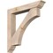 Ekena Millwork Westlake Traditional Smooth Bracket w/ Offset Brace, Douglas Fir, 7 1/2"W x 46"D x 46"H BKT0806X46X46WTL01SDF - alternate 1